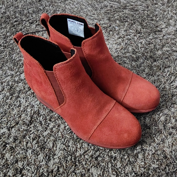 Sorel Shoes - Sorel Waterproof Suede Ankle Boots 7.5